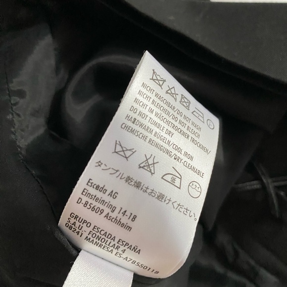 ESCADA Escada Skirt Black Pencil Skirt NWOT size Large size 44 - Picture 9 of 15